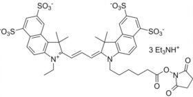 Cyanine 3.5 monosuccinimidyl ester